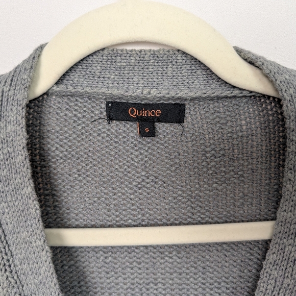 Quince Organic Cotton Linen Cardigan - Picture 6 of 9